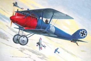 Plastikowy model samolotu Pfalz D.III do sklejania w skali 1:32 z firmy Roden nr 613