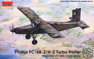 Plastikowy model samolotu Pilatus PC-6B-2/H-2 Turbo Porter 1:48 Roden 443