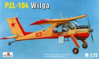 Plastikowy model samolotu PZL 104 Wilga do sklejania 1:72 Amodel 7232
