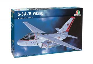 Plastikowy model samolotu S-3 A/B Viking do sklejania w skali 1:48 z firmy Italeri nr 2623