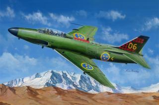 Plastikowy model samolotu SAAB J-32B/E Lansen do sklejania 1:48 Hobby Boss 81752