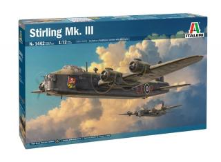 Plastikowy model samolotu Stirling Mk.III 1:72 Italeri 1462