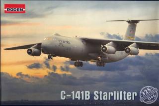 Plastikowy model samolotu transportowego Lockheed C-141B Starlifter do sklejania w skali 1:144 z firmy Roden nr 325