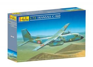 Plastikowy model samolotu transportowego Transall C-160 do sklejania w skali 1:72 z firmy Heller nr 80353