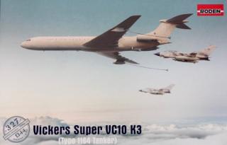 Plastikowy model samolotu Vickers Super VC10 K3 typ 1164 tankowiec 1:144 Roden 327