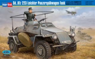Plastikowy model sd.Kfz.223 Leichter Panzerspähwagen Funk 1:35 Hobby Boss 82443