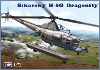 Plastikowy model śmigłowca Sikorsky H-5G Dragonfly 1:72 AMP 72008