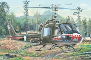 Plastikowy model śmigłowca UH-1 Huey B/C 1:18 Hobby Boss 81807