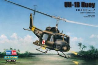 Plastikowy model śmigłowca UH-1B Huey do sklejania w skali 1:72 Hobby Boss 87228