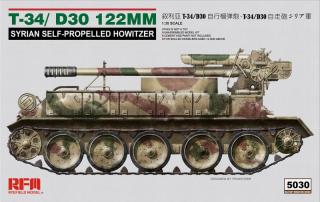 Plastikowy model T-34/D30 122mm do sklejania 1:35 RFM 5030