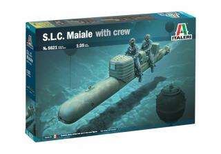 Plastikowy model torpedy S.L.C. Maiale do sklejania 1:35 Italeri 5621