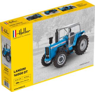 Plastikowy model traktora Landini 16000 DT do sklejania w skali 1:24 Heller nr 81403
