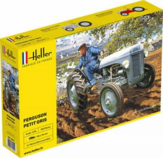 Plastikowy model traktora rolniczego Ferguson TE-20 do sklejania w skali 1:24 z firmy Heller nr 81401