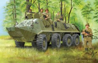 Plastikowy model transportera opancerzonego BTR-60PA do sklejania w skali 1:35 z firmy Trumpeter nr 01543