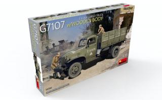 Plastikowy model wojskowej ciężarówki G7107 z figurkami 1:35 MiniArt 35386