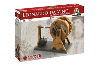 Plastikowy model z serii Leonardo da Vinci - dźwig do składania, zestaw z firmy Italeri nr 3112