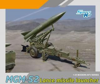 Pocisk balistyczny MGM-52 Lance wraz z wyrzutnią - Dragon 3600