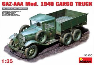 Radziecka ciężarówka GAZ-AAA do sklejania w skali 1:35 MiniArt 35136