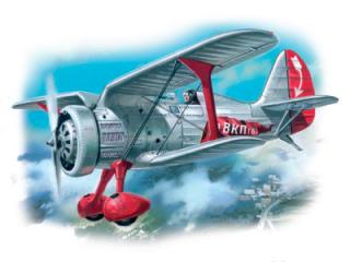 Radziecki dwupłatowy myśliwiec Polikarpov I-15 1/72 model ICM 72062