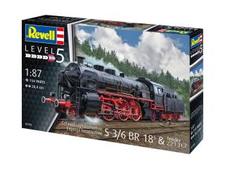 Revell 02168 Schnellzuglokomotive S3/6 BR18  Tender 1/87