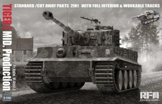 RFM 5100 Pz.Kpfw. VI Ausf. E Tiger I Mid. Production - Full Interior  Workable Tracks