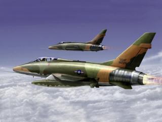 Samolot North American F-100 Super Sabre do sklejania Trumpeter 01650