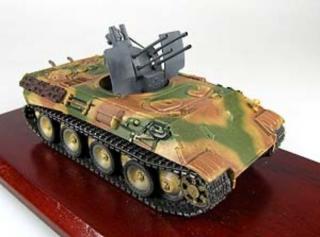 Sklejony i pomalowany model Flakpanther D Panzerstahl 89001 skala 1:72