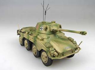 Sklejony i pomalowany model Sd.Kfz.234/2 Puma Panzerstahl 88014 skala 1:72