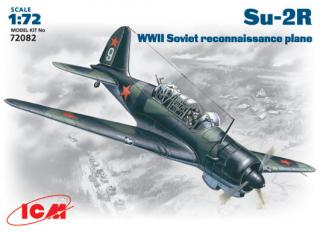 Sowiecki samolot rozpoznawczy Su-2R w skali 1:72 ICM 72082