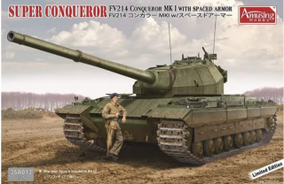 Super Conqueror FV 214 Conqueror Mk I with spaced armour Amusing Hobby 35A013