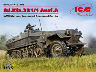 Transporter opancerzony ICM 35101 Sd.Kfz. 251/1 Ausf. A