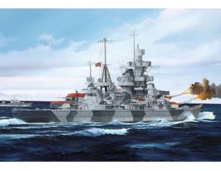 Trumpeter 05776 German Cruiser Admiral Hipper 1941 model okrętu do sklejania