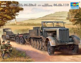 Trumpeter 07275 Sd.Kfz.9 (18t)  Sd.Ah.116 Trailer 1/72