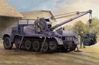 Trumpeter 09576 Schwerer Zugkraftwagen 18t Sd.Kfz. 9/1 with 6t Billstein Crane 1/35