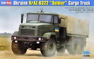 Ukraińska ciężarówka wojskowa KrAZ 6322 w skali 1:35 Hobby Boss 85512