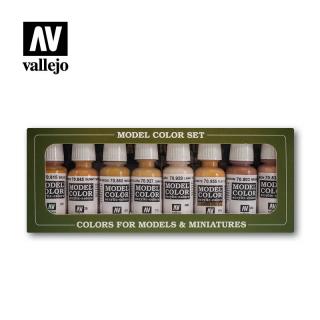 Vallejo 70124 Zestaw 8 farb Face  Skin Tones - Model Color