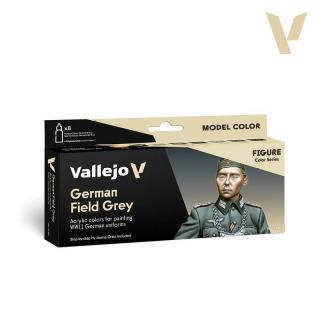 Vallejo 70181 Zestaw 8 farb German Field Grey - Model Color