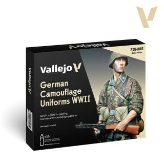 Vallejo 70261 Zestaw 16 farb German Camouflage Uniforms WWII - Model Color
