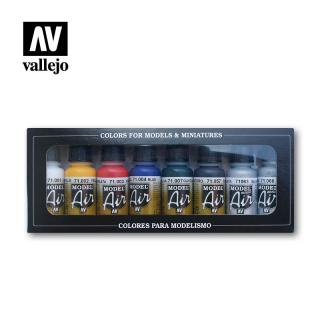 Vallejo 71174 Zestaw 8 farb Basic Colors - Model Air