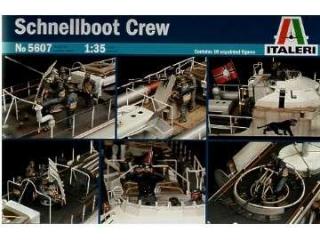 Załogi łodzi torpedowej Schnellboot - figurki Italeri 5607 skala 1:35