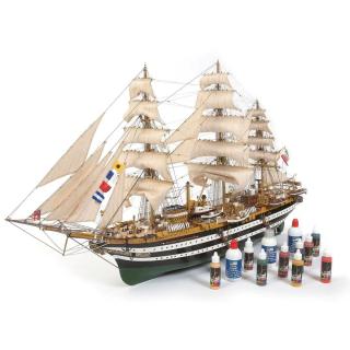 Zestaw farb do modelu okrętu Amerigo Vespucci OcCre 90507