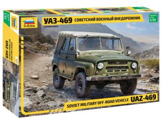 Zvezda 3629 UAZ-469 Soviet Military Off-Road Vehicle