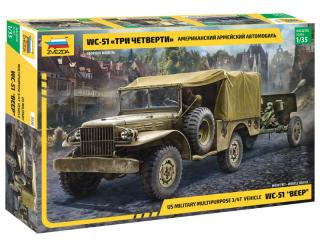 Zvezda 3656 US military multipurpose 3/4t vehicle WC-51 BEEP