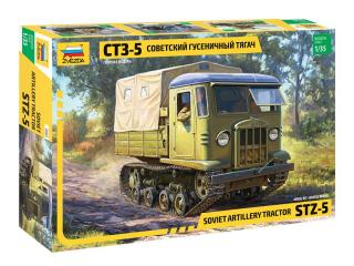 Zvezda 3663 STZ-5 Soviet Artillery Tractor 1/35