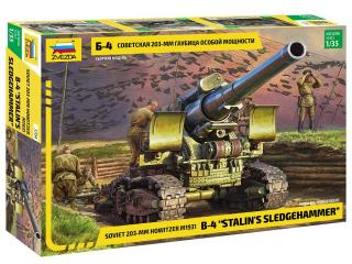 Zvezda 3704 Sowiecka haubica B-4 "Stalin's Sledgehammer" 1/35