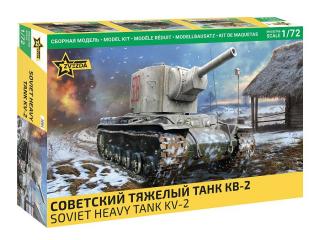 Zvezda 5084 KV-2 Soviet Heavy Tank 1/72