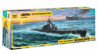 Zvezda 9041 Shchuka (SHCH) Class Soviet WWII Submarine 1/144