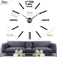 Elegancki duży ścienny zegar xxl ozdoba mieszkania