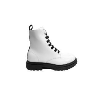 BOTKI OCIEPLANE TOMMY HILFIGER LACE-UP BOOT WHITE