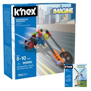 K'NEX IMAGINE ZESTAW KONSTRUKCYJNY MOTOCYKL 17007 + GRATIS